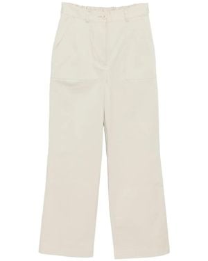 To b. by agnès b. Stretch Chino Trousers - White