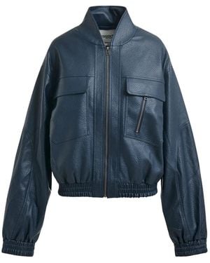 Essentiel Antwerp Zip-Up Jacket - Blue