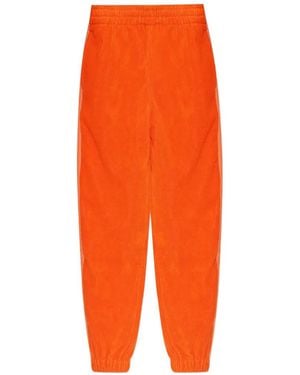 Versace Pantaloni Sportivi A Gamba Ampia - Arancione