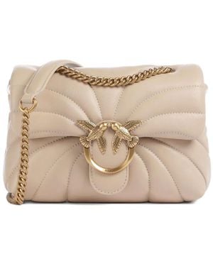 Pinko Bandolera Love Puff Pequeña Acolchada - Neutro