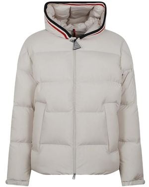 Moncler Quilted Hooded Jacket - Grey