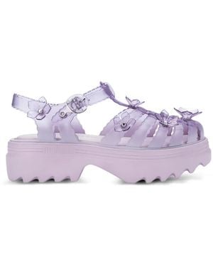Melissa X Susan Fang Possession Platform Sandals - Purple