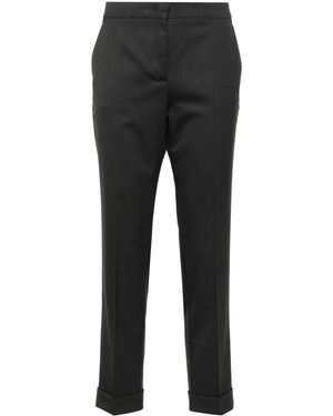 Etro Wool-Blend Classic Fit Pants - Black