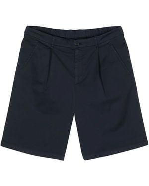 Giorgio Armani Chino-Shorts Mit Faltendetail - Blau