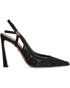 Dolce & Gabbana Pumps Con Cinturino Posteriore - Nero