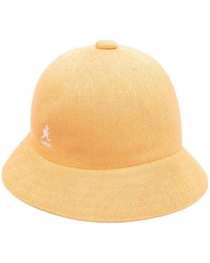 Kangol Embroidered-Logo Bucket Hat - Natural