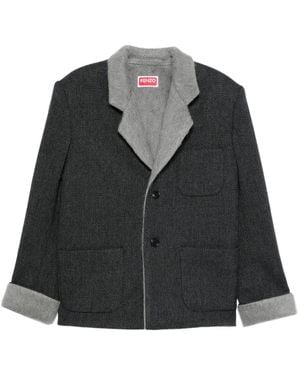 KENZO Patch-Pocket Jacket - Black