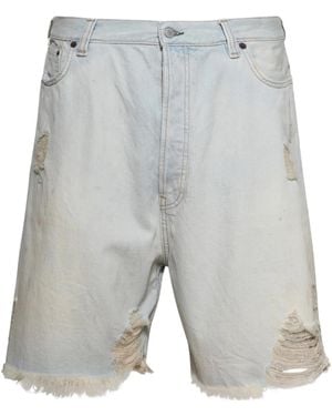 Acne Studios Shorts Mit Distressed-Optik - Grau