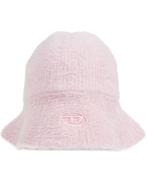 DIESEL K-Solange Logo-Detailed Bucket Hat - Pink