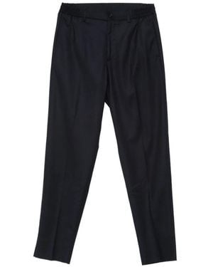 Tagliatore Tailored Wool Pants - Blue