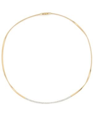 Marco Bicego 18K Coil Diamond Necklace - White