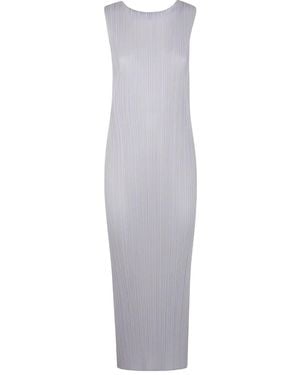 Pleats Please Issey Miyake プリーツ ドレス - ホワイト