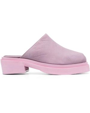 Eckhaus Latta Zoe 55mm レザーミュール - パープル