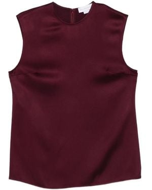 Stella McCartney Sleeveless Round-Neck Top - Purple