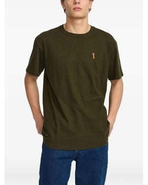 Revolution Camiseta Bordada Con Motivo De Golf - Verde