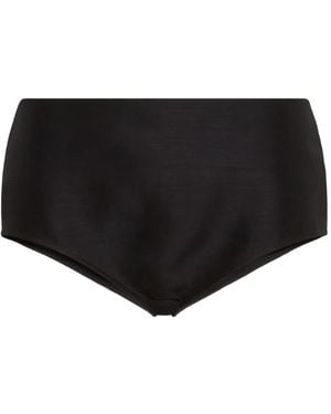 DSquared² Kurze High-Waist-Shorts - Schwarz