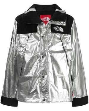 Supreme X The North Face Metallic Mountain Parka - Black