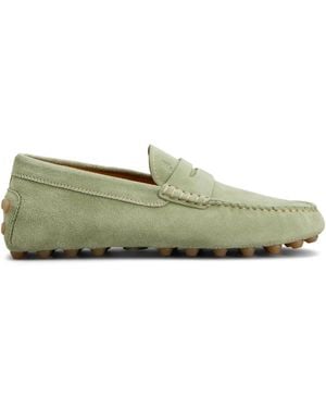 Tod's Mocassins Gommino En Daim - Vert