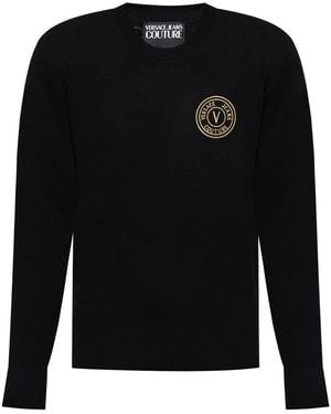 Versace Jeans Couture ロゴ プルオーバー - ブラック