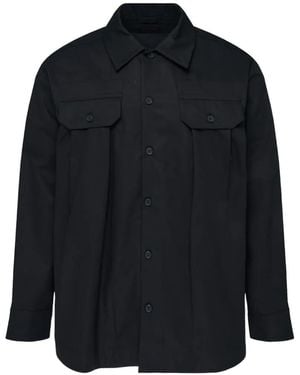 Simone Rocha Long-Sleeve Embellished Shirt - Blue