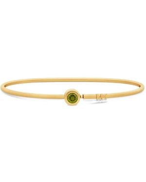 Michael Kors Round-Stone Bangle - Metallic