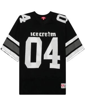 ICECREAM Camiseta Touch Down de manga corta - Negro