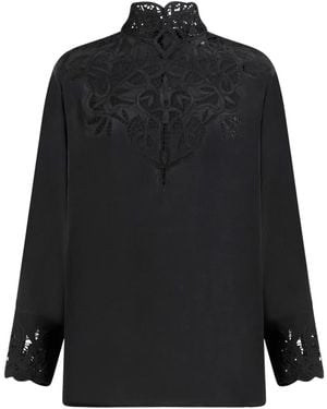 Etro Crepe De Chine Blouse - Black