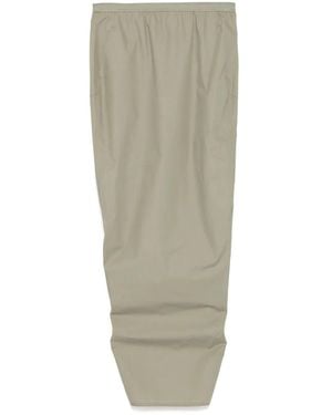 Rick Owens Soft Pillar Long Skirt - Green