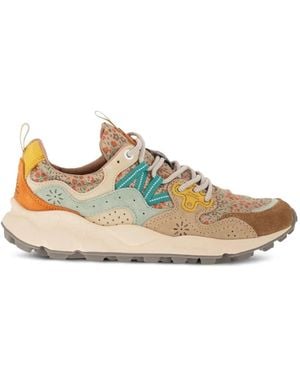 Flower Mountain Yamano 3 Suede Sneakers - White