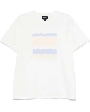 A.P.C. T-Shirt Malone - Bianco