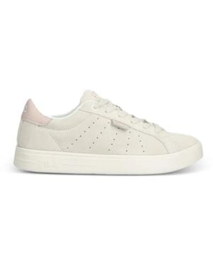 Fila Lusso Perforated Trainers - White