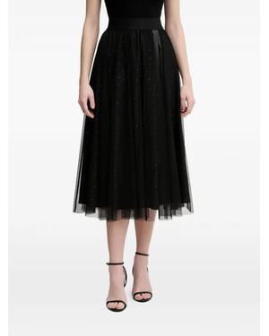 Joop! Ribbon Embellished Midi Skirt - Black