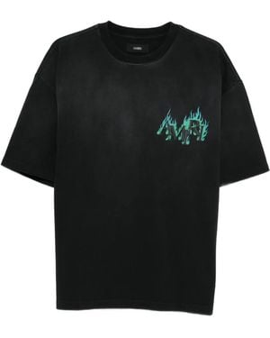 Amiri Crew-Neck Short-Sleeve T-Shirt - Black