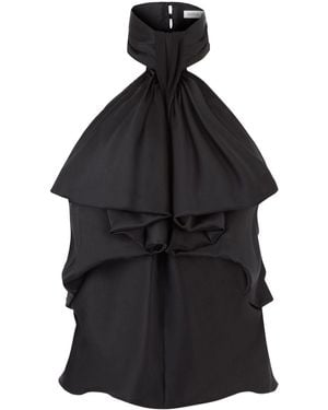 Nina Ricci Ruffled Top - Black