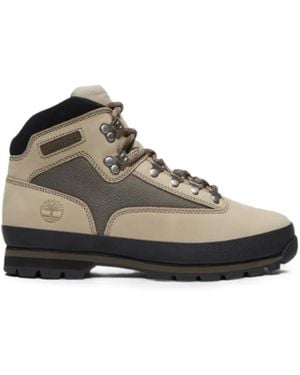 Timberland Bottines Euro Hiker En Nubuck - Brown