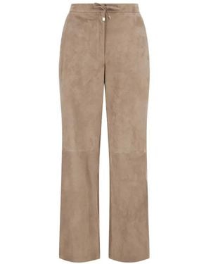 Max Mara Tempio Drawstring Pants - Natural