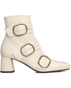 Chie Mihara Adila Ankle Boots - Natural