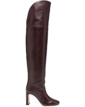 Stuart Weitzman 90Mm Block-Heel Over-The-Knee Boots - Brown