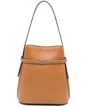 TOTEME 'Belted' Borsa A Secchiello - Marrone