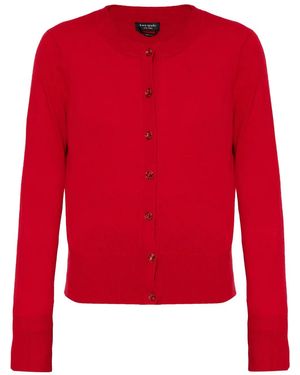 Kate Spade カシミア カーディガン - レッド