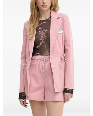Moschino Blazer À Simple Boutonnage - Rose