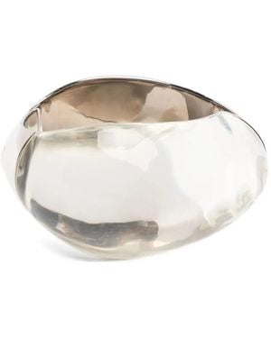 Coperni C-Logo Bangle Bracelet - White