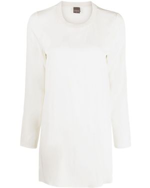 Lorena Antoniazzi Long-Sleeve Tunic Top - White