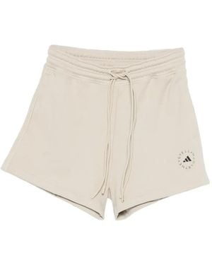 adidas By Stella McCartney Drawstring-Fastening Shorts - Natural