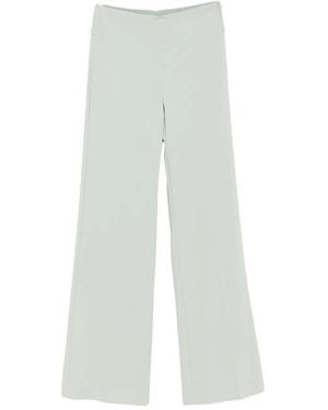 Patrizia Pepe Belted Palazzo Trousers - White