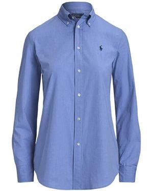 Polo Ralph Lauren Chemise À Logo Brodé - Blue