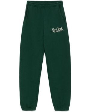 Sporty & Rich Ny 94 Track Trousers - Green