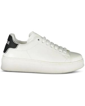 Gaelle Paris Lace-Up Chunky Trainers - White