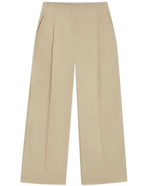 BOSS Relaxed-Fit Tulotta Culottes - Natural