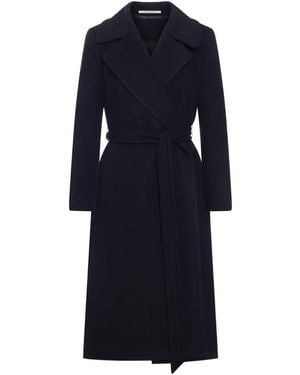 Tagliatore Molly Belted Coat - Blue